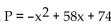 Solve the problem. -John owns a hotdog stand. He has found that his profit is represented by the equation   , with P being profits and x the number of hotdogs. How many hotdogs must he sell to earn the most profit? A)  30 hotdogs B)  29 hotdogs C)  45 hotdogs D)  22 hotdogs
