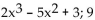 Use ordinary division of polynomials to find the quotient and remainder when the first polynomial is divided by the second. -  A)    B)    C)    D)   