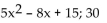 Use ordinary division of polynomials to find the quotient and remainder when the first polynomial is divided by the second. -  A)    B)    C)    D)   