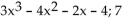 Use ordinary division of polynomials to find the quotient and remainder when the first polynomial is divided by the second. -  A)    B)    C)    D)   