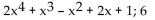 Use ordinary division of polynomials to find the quotient and remainder when the first polynomial is divided by the second. -  A)    B)    C)    D)   