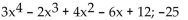 Use ordinary division of polynomials to find the quotient and remainder when the first polynomial is divided by the second. -  A)    B)    C)    D)   