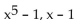 Use synthetic division to find the quotient and remainder when the first polynomial is divided by the second. -  A)    B)    C)    D)   