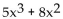 Use the factor theorem to decide whether or not the second polynomial is a factor of the first. -  - 5x + 2; x + 2 A)  Yes B)  No