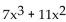 Use the rational zero theorem to find all possible rational zeros for the polynomial function. -P(x)  =   + 2x - 14 A)    B)    C)    D)   