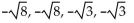 Find all of the real and imaginary zeros for the polynomial function. -f(x)  =   A)    B)  -8, -3, 3 C)    D)   