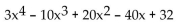 Find all of the real and imaginary zeros for the polynomial function. -f(x)  =   A)    B)    C)    D)   