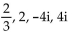 Find all of the real and imaginary zeros for the polynomial function. -f(x)  =   A)    B)    C)    D)   