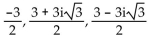 Find all of the real and imaginary zeros for the polynomial function. -f(x)  =   + 27 A)    B)    C)    D)   