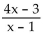Use division to write the rational expression in the form quotient + remainder/divisor. -  A)    B)    C)    D)   