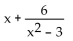 Use division to write the rational expression in the form quotient + remainder/divisor. -  A)    B)    C)    D)   