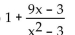 Use division to write the rational expression in the form quotient + remainder/divisor. -  A)    B)    C)    D)   