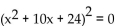 State the degree of the polynomial equation. -(   A)  3 B)  4 C)  1 D)  2