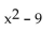 Find the product. -(x - 3i) (x + 3i)  A)    B)    C)    D)   