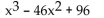 Find the product. -(x + 2) [x - (1 + 7i) ][x - (1 - 7i) ] A)    B)    C)    D)   