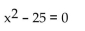Find a polynomial equation with real coefficients that has the given roots. -5i, -5i A)    B)    C)  x2 - 10 - 25 = 0 D)  x2 + 10 + 25 = 0