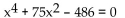 Find a polynomial equation with real coefficients that has the given roots. -9   A)    B)    C)    D)   