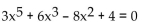 Use the theorem on bounds to establish the best integral bounds for the roots of the equation. -  A)  -4 < x < 4 B)  -4 < x < 1 C)  -1 < x < 4 D)  -1 < x < 1