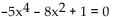 Use the theorem on bounds to establish the best integral bounds for the roots of the equation. -  A)  No bound can be determined. B)  -1 < x < 1 C)  -1 < x < 2 D)  -2 < x < 2