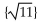 Find all real and imaginary solutions. -  + 11 = 0 A)    B)    C)    D)   