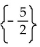 Find all real solutions to the equation. -  A)    B)  {5} C)  {0} D)   