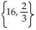 Solve the absolute value equation. -  A)    B)  {16} C)    D)   