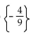 Solve the equation. Find imaginary solutions if possible. -(2x + 1) -3/2 = 271 A)  - 5 B)    C)  4 D)   