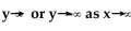 Use the leading coefficient test to determine whether   . -y =   A)    B)   