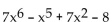 Use the leading coefficient test to determine whether   . -y =   A)    B)   
