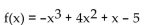 Find the equation that the given graph represents. -  A)    B)    C)    D)   