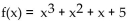 Find the equation that the given graph represents. -  A)    B)    C)    D)   