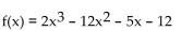 Find the equation that the given graph represents. -  A)    B)    C)    D)   