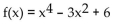 Find the equation that the given graph represents. -  A)    B)    C)    D)   