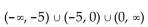 State the domain of the rational function. -f(x)  =   A)    B)    C)    D)   