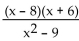 For the given function, find all asymptotes of the type indicated (if there are any) . -f(x)  =   , vertical A)  x = 3, x = -3 B)  None C)  x = 8, x = -6 D)  x = -8, x = 6