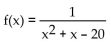 Match the graph of the rational function with its equation. -  A)    B)    C)    D)   