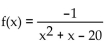 Match the graph of the rational function with its equation. -  A)    B)    C)    D)   