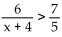 Solve the rational inequality. State the solution set using interval notation. -  A)  No solution B)    C)    D)   