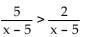 Solve the rational inequality. State the solution set using interval notation. -  A)    B)  No solution C)    D)   