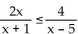 Solve the rational inequality. State the solution set using interval notation. -  A)    B)    C)    D)   