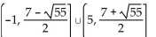Solve the rational inequality. State the solution set using interval notation. -  A)    B)    C)    D)   