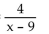 Explain the behavior of the graph of f(x)  as it approaches its vertical asymptote. -f(x)  =   A)    from the left, approaches   from the right B)    from the left, approaches   from the right C)    from the left and the right D)    from the left and the right