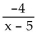Explain the behavior of the graph of f(x)  as it approaches its vertical asymptote. -f(x)  =   A)    from the left, approaches   from the right B)    from the left and the right C)    from the left and the right D)    from the left, approaches   from the right