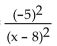 Explain the behavior of the graph of f(x)  as it approaches its vertical asymptote. -f(x)  =   A)    from the left, approaches   from the right B)    from the left, approaches   from the right C)    from the left and the right D)    from the left and the right