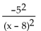 Explain the behavior of the graph of f(x)  as it approaches its vertical asymptote. -f(x)  =   A)    from the left and the right B)    from the left, approaches   from the right C)    from the left, approaches   from the right D)    from the left and the right