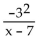 Explain the behavior of the graph of f(x)  as it approaches its vertical asymptote. -f(x)  =   A)    from the left and the right B)    from the left, approaches   from the right C)    from the left and the right D)    from the left, approaches   from the right