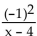 Explain the behavior of the graph of f(x)  as it approaches its vertical asymptote. -f(x)  =   A)    from the left and the right B)    from the left, approaches   from the right C)    from the left, approaches   from the right D)    from the left and the right