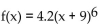 Provide an appropriate response. -Fill in the blanks to complete the statement. The graph of   has exactly x-intercept(s)  and   y-intercept(s) . A)  2; 1 B)  1; 2 C)  1; 1 D)  6; 1