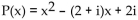 Provide an appropriate response. -Is it possible to have a polynomial function whose only zeros are 2 and i? If so, write such a function. If not, explain why. A)    is such a function. B)    is such a function. C)  No; the conjugate zeros theorem requires that -2 and -i must also be zeros. D)  No; the conjugate zeros theorem requires that -i must also be a zero.