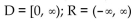 Find the domain and range. -y = 4x - 11 A)    B)    C)    D)   